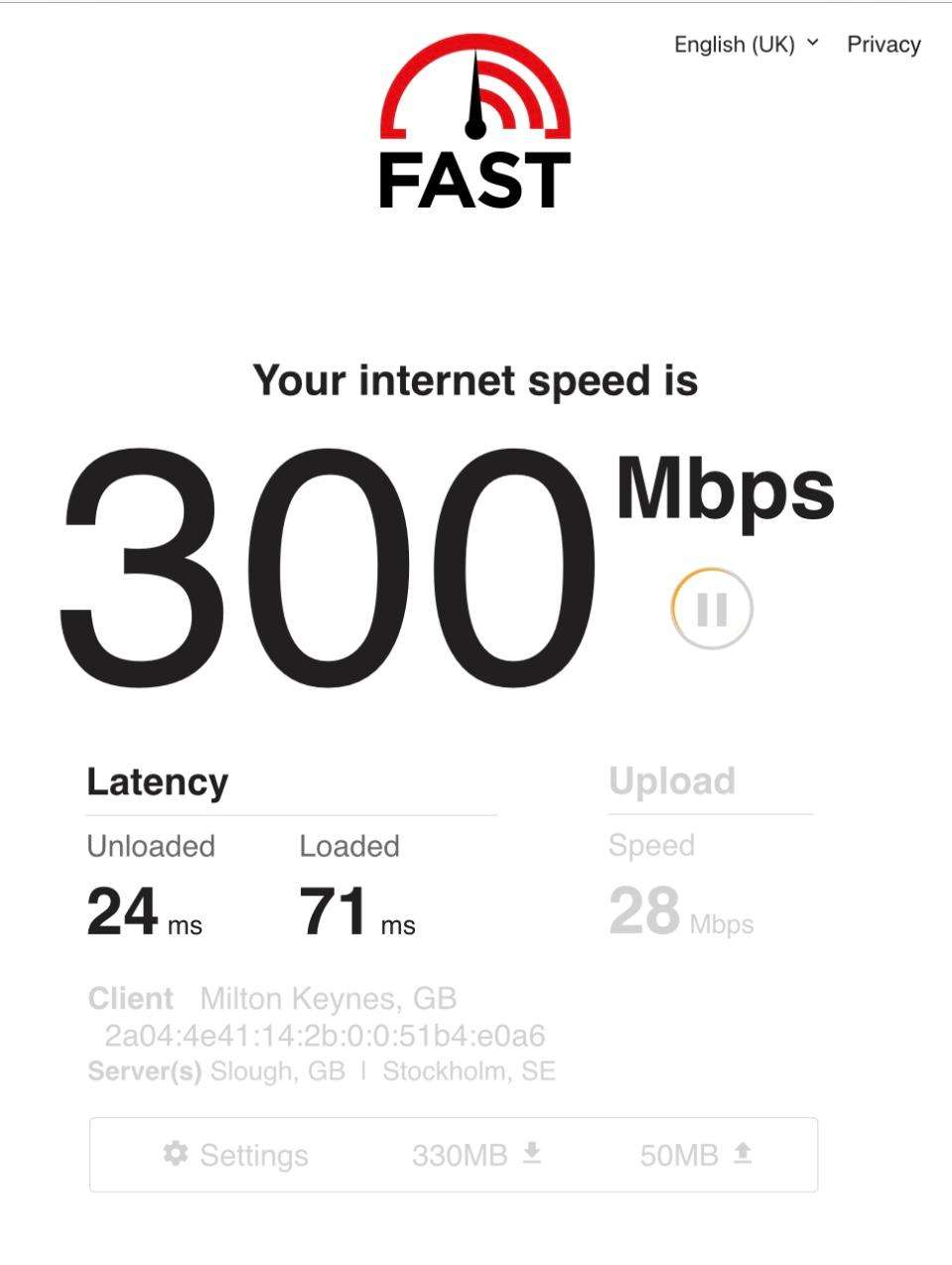 accommodation with fast wifi in MK